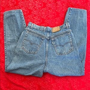 Levi’s 573 Jeans Women 30x28 Vintage USA Made Straight Leg Indigo Denim